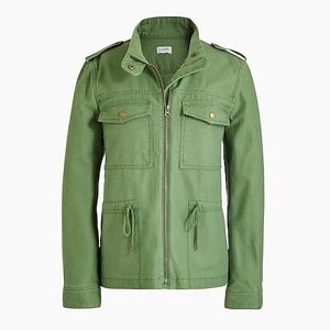 J.Crew Canvas Moto Jacket